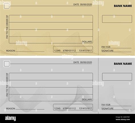 blank cheque template for charity.